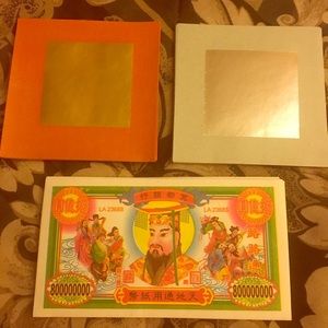 Joss Paper Ancestor Money Heaven Hell Bank Notes